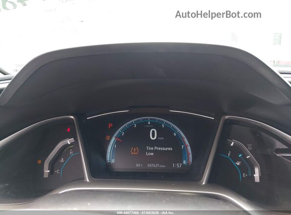 19XFC1F35LE213689 2020 HONDA CIVIC Gray უკანა სავარძლების ხედი