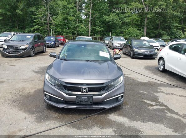 19XFC1F35LE213689 2020 HONDA CIVIC Gray ხელსაწყოთა პანელის ხედი