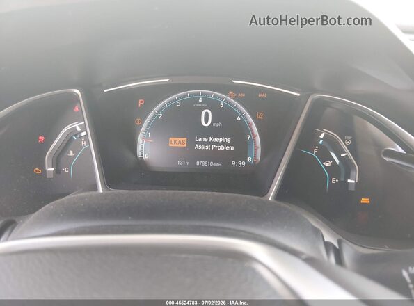 19XFC1F35LE221131 2020 HONDA CIVIC Black Вид задніх сидінь