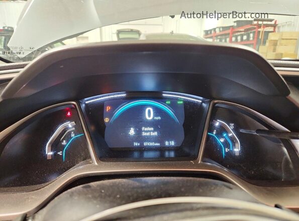 19XFC1F35ME006057 2021 HONDA CIVIC Silver ხელსაწყოთა პანელის ხედი
