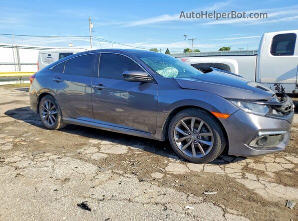 19XFC1F35ME007967 2021 HONDA CIVIC Gray Передня права чверть
