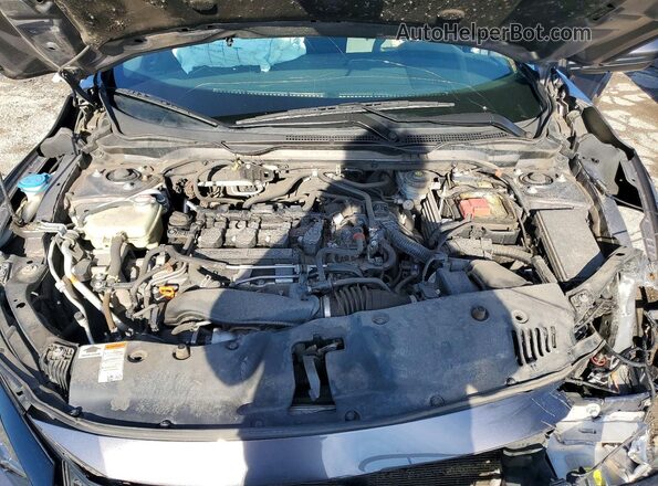 19XFC1F35ME007967 2021 HONDA CIVIC Gray Вид задньої частини салону