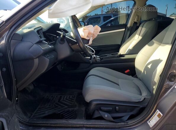 19XFC1F35ME007967 2021 HONDA CIVIC Gray Вид салону спереду