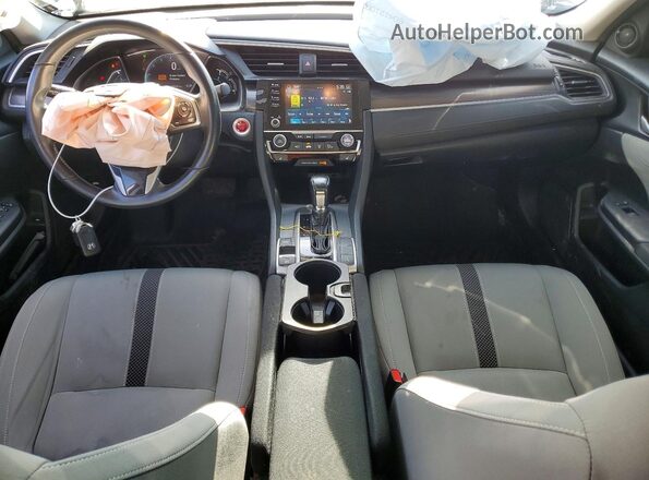 19XFC1F35ME007967 2021 HONDA CIVIC Gray Вид панелі приладів