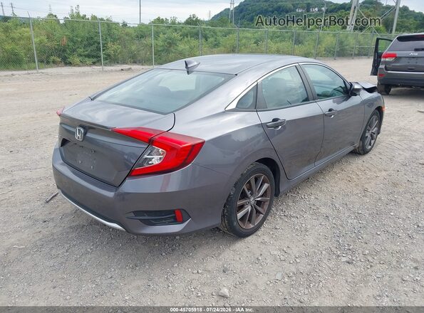 19XFC1F35ME207148 2021 HONDA CIVIC Gray Հետևի աջ