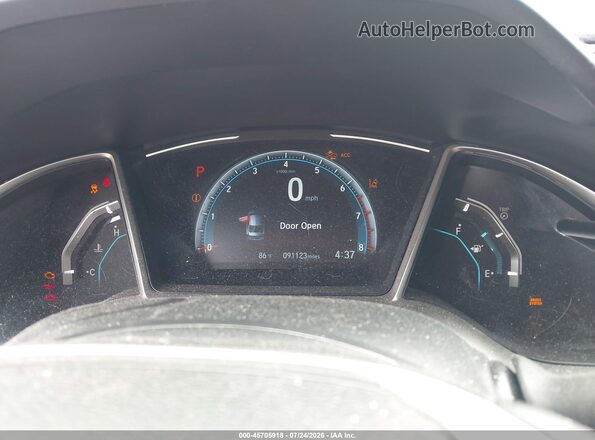 19XFC1F35ME207148 2021 HONDA CIVIC Gray Հետևի նստատեղերի տեսք