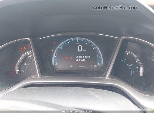 19XFC1F36GE013264 2016 HONDA CIVIC Silver Widok tylnych siedzeń
