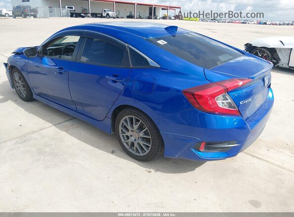 19XFC1F36HE021642 2017 HONDA CIVIC Синий Задняя левая четверть