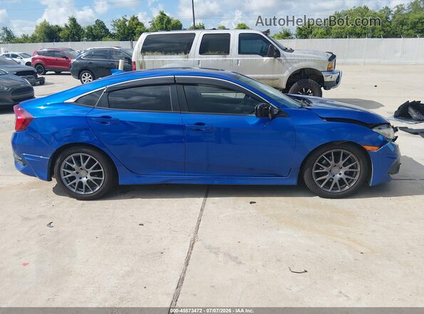 19XFC1F36HE021642 2017 HONDA CIVIC Синий Вид задней части салона