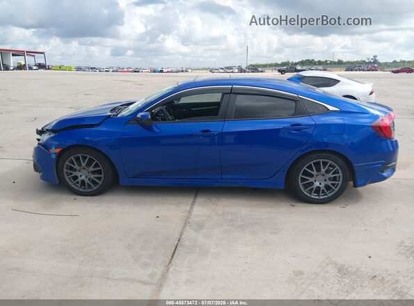 19XFC1F36HE021642 2017 HONDA CIVIC Синий Панорамный вид салона 360°