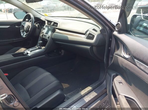 19XFC1F36KE201887 2019 HONDA CIVIC Gray Vista interior delantera