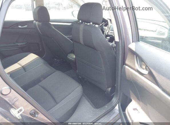 19XFC1F36KE201887 2019 HONDA CIVIC Gray Vista de la etiqueta del VIN