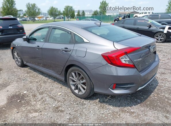 19XFC1F36KE201887 2019 HONDA CIVIC Gray Trasero izquierdo