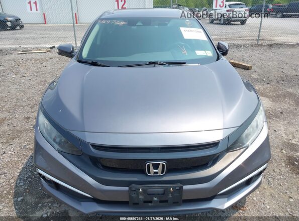 19XFC1F36KE201887 2019 HONDA CIVIC Gray Vista del cuadro de instrumentos