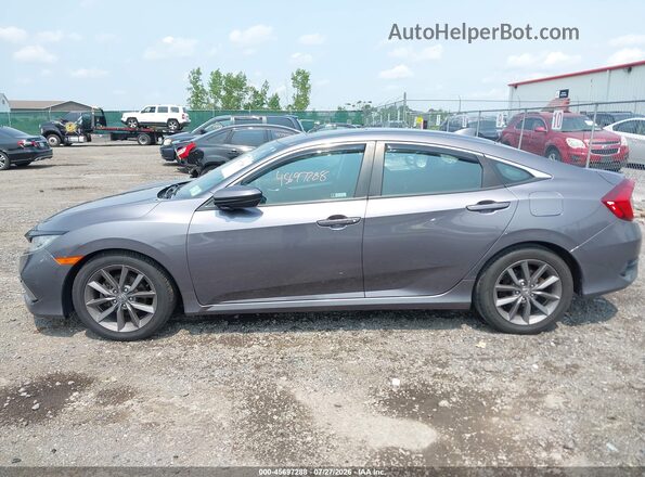 19XFC1F36KE201887 2019 HONDA CIVIC Gray Vista interior de 360 grados