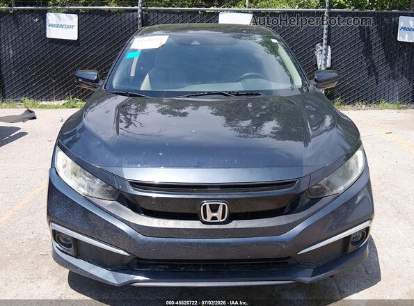 19XFC1F36LE007541 2020 HONDA CIVIC Blue Instrument cluster view