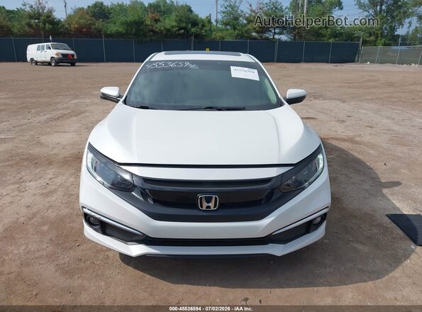 19XFC1F36LE025196 2020 HONDA CIVIC White Вид щитка приладів