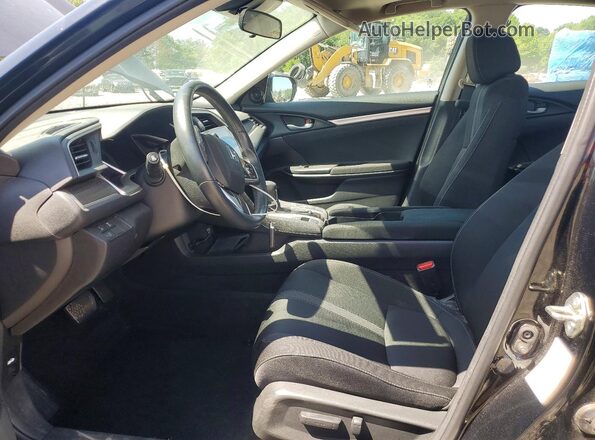 19XFC1F36LE202782 2020 HONDA CIVIC Black Widok wnętrza z przodu
