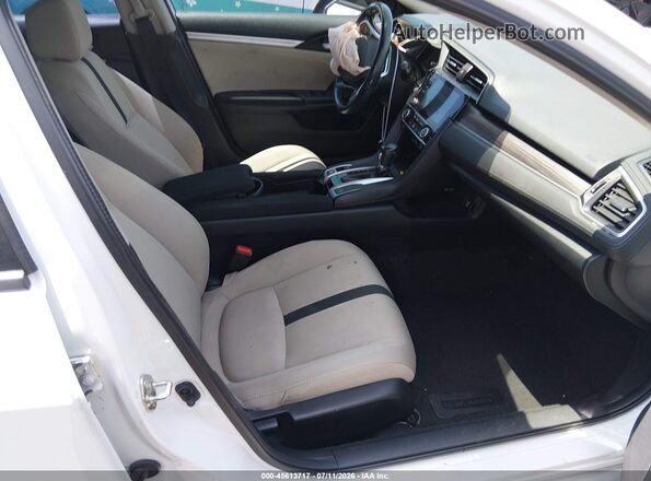 19XFC1F36LE204788 2020 HONDA CIVIC White Widok wnętrza z przodu