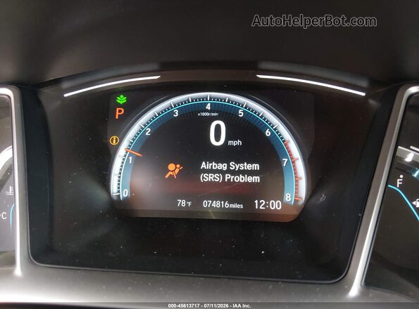 19XFC1F36LE204788 2020 HONDA CIVIC White 