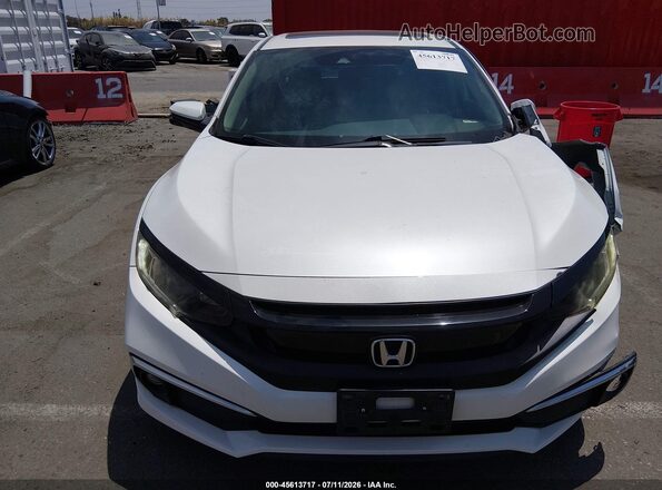 19XFC1F36LE204788 2020 HONDA CIVIC White Widok zestawu wskaźników