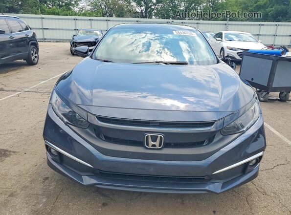 19XFC1F36ME001353 2021 HONDA CIVIC Blue Вид спереду