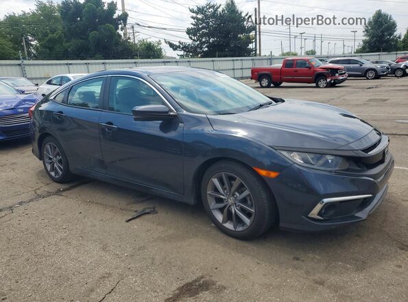 19XFC1F36ME001353 2021 HONDA CIVIC Blue Передня права чверть