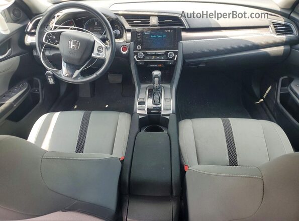 19XFC1F36ME001353 2021 HONDA CIVIC Blue Вид панелі приладів