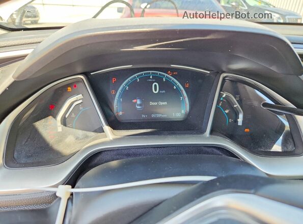 19XFC1F36ME003877 2021 HONDA CIVIC White Vista del cuadro de instrumentos