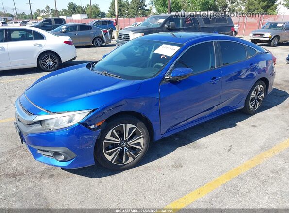 19XFC1F37GE219631 2016 HONDA CIVIC Blue Front left
