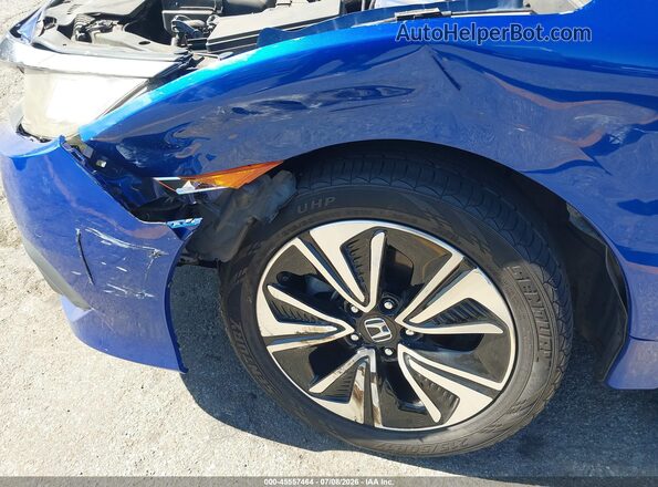 19XFC1F37GE219631 2016 HONDA CIVIC Blue Front view