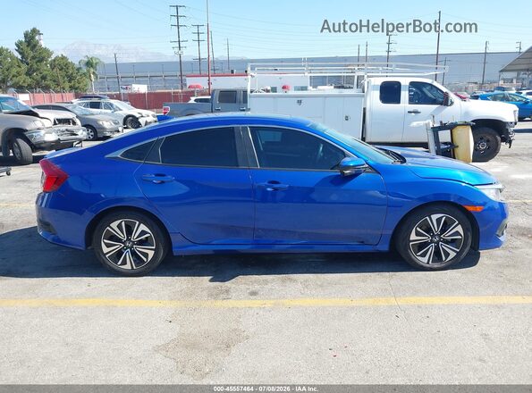 19XFC1F37GE219631 2016 HONDA CIVIC Blue Rear interior view