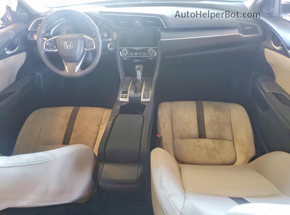 19XFC1F37HE205472 2017 HONDA CIVIC White Вид панелі приладів