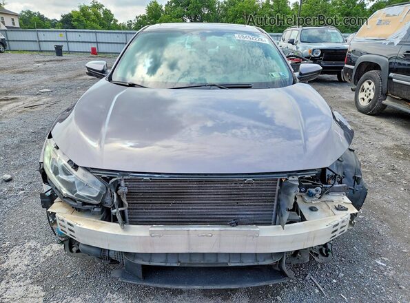 19XFC1F37HE210235 2017 HONDA CIVIC Gray Front view