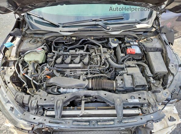 19XFC1F37HE210235 2017 HONDA CIVIC Gray Rear interior view