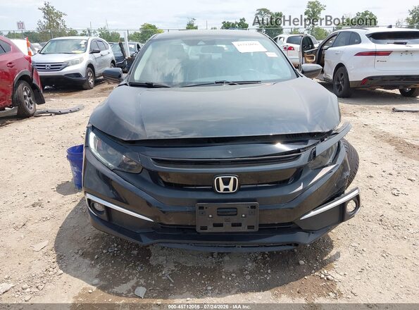 19XFC1F37KE007546 2019 HONDA CIVIC Black Vista del cuadro de instrumentos