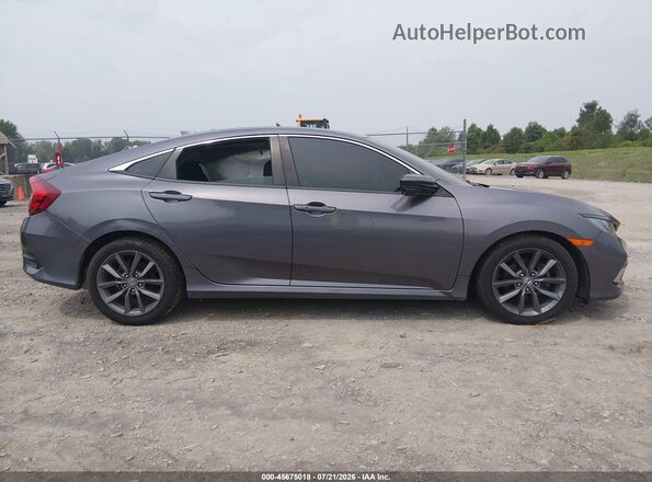 19XFC1F37KE201896 2019 HONDA CIVIC Серый Вид задней части салона
