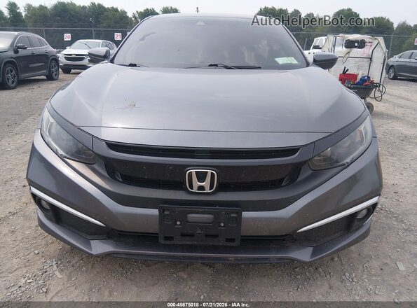 19XFC1F37KE201896 2019 HONDA CIVIC Серый Вид щитка приборов
