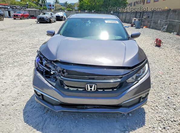 19XFC1F37LE014269 2020 HONDA CIVIC Gray Դիմացի տեսք