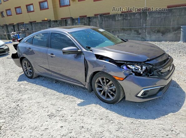 19XFC1F37LE014269 2020 HONDA CIVIC Gray Առջևի աջ