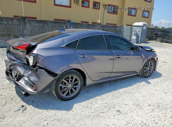 19XFC1F37LE014269 2020 HONDA CIVIC Gray Հետևի աջ