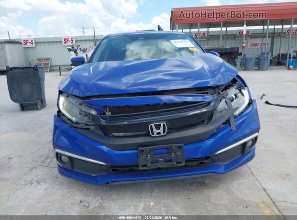 19XFC1F37LE019956 2020 HONDA CIVIC Blue Սալոնի հետևի տեսք
