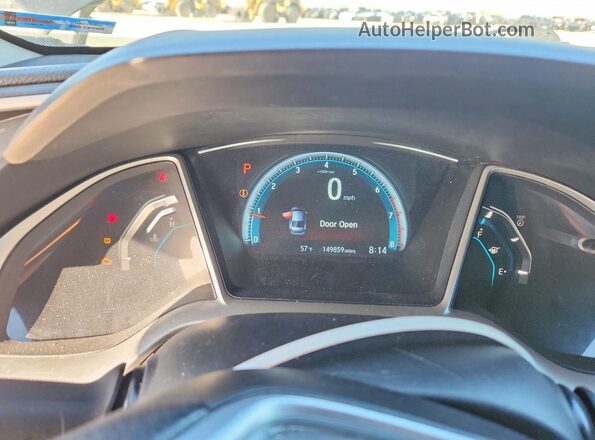 19XFC1F38GE028428 2016 HONDA CIVIC Black Вид щитка приладів