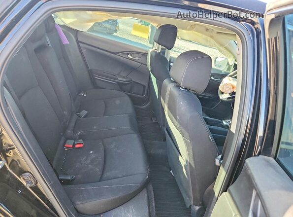 19XFC1F38GE028428 2016 HONDA CIVIC Black Вид задніх сидінь