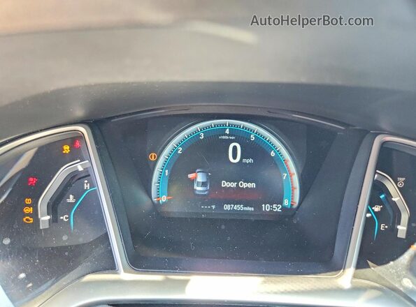 19XFC1F38GE214504 2016 HONDA CIVIC Silver Widok zestawu wskaźników