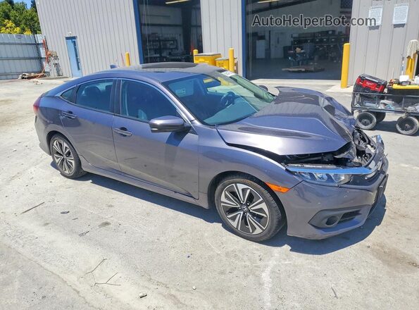 19XFC1F38GE221906 2016 HONDA CIVIC Gray Przód prawy