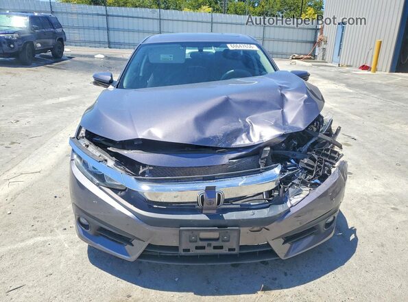 19XFC1F38GE221906 2016 HONDA CIVIC Gray Widok z przodu