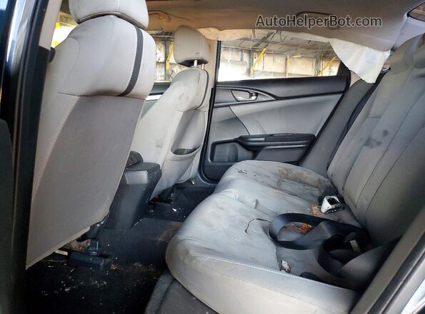 19XFC1F38GE222201 2016 HONDA CIVIC Gray Widok tylnych siedzeń