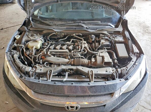 19XFC1F38GE222201 2016 HONDA CIVIC Gray Widok wnętrza z tyłu