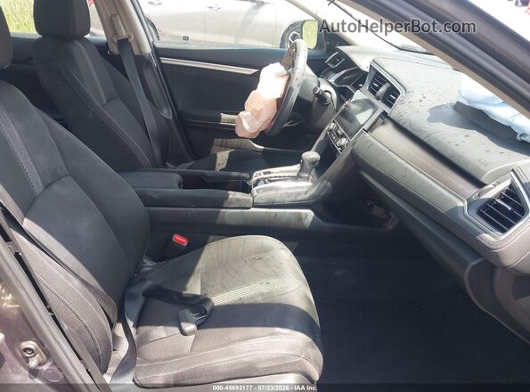 19XFC1F38HE000758 2017 HONDA CIVIC Gray Front interior view